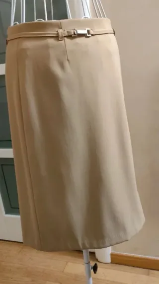 Gonna lunga beige
