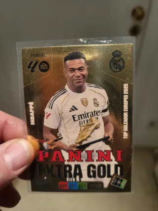 Carta Panini Extra Gold Mbappe Top Goleador