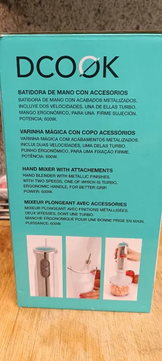 Batidora de mano DCOOK con accesorios