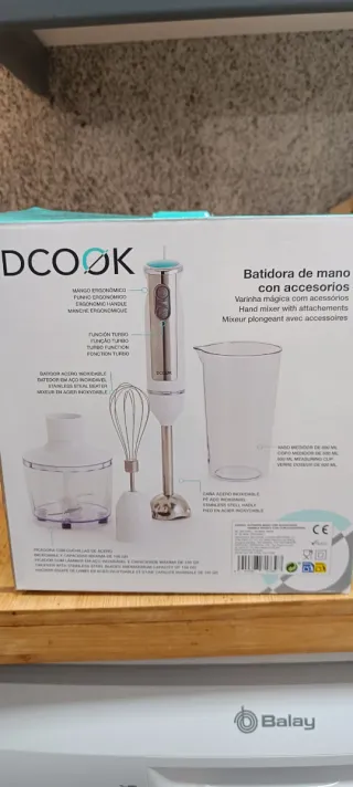 Batidora de mano DCOOK con accesorios