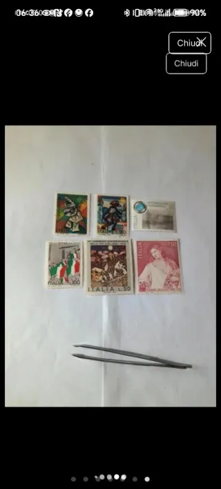 Francobolli Repubblica Italiana 1974