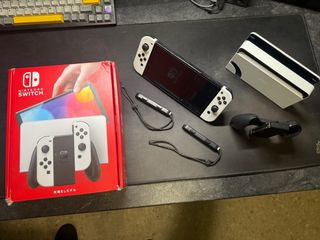 Nintendo Switch OLED Blanca 64GB Caja+Accesorios