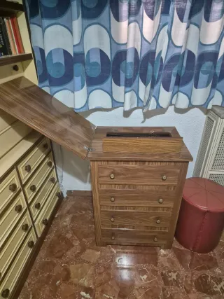 Mueble Singer antigua máquina de coser