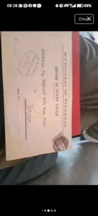 2 buste COMUNE DI ROMA 1881