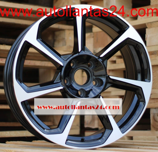 8826 JUEGO DE 4 LLANTAS AUDI RS BLACK META