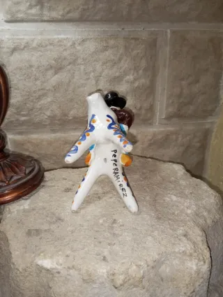 Figura cerámica jinete caballo Úbeda