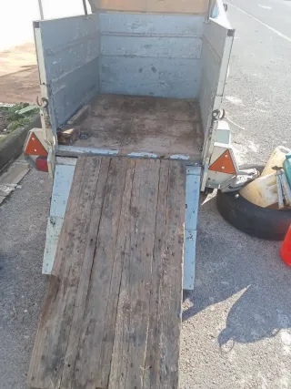 Remolque para motocultor