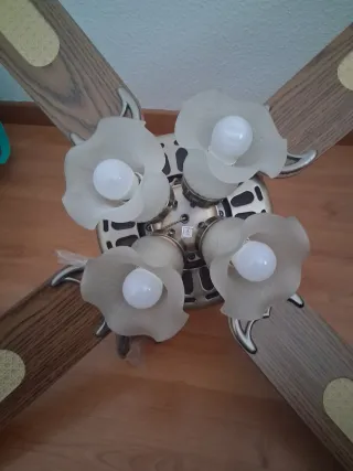 Ventilador de techo con lámpara