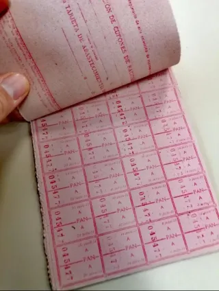Cartilla Racionamiento Antigua 1951