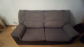 Sofá de 2 plazas gris