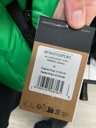 The North Face Lhotse Jacket Verde EmmeraldTalla M