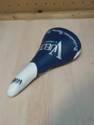 Sillín Vuelta Pro Racing Azul/Blanco