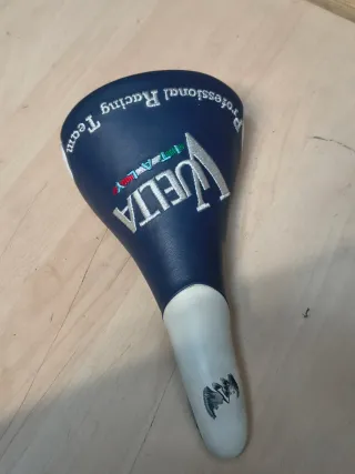 Sillín Vuelta Pro Racing Azul/Blanco