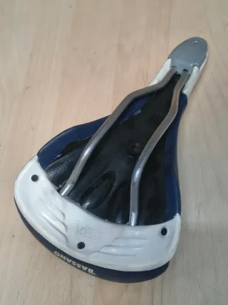 Sillín Vuelta Pro Racing Azul/Blanco