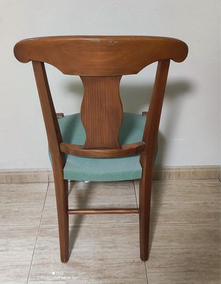 Chollo Mesa de cerezo macizo con 5 sillas