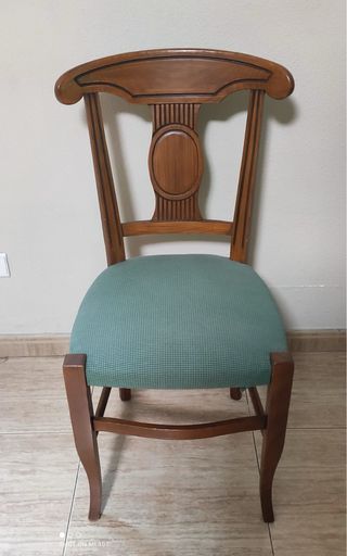 Chollo Mesa de cerezo macizo con 5 sillas