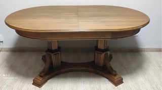 Chollo Mesa de cerezo macizo con 5 sillas