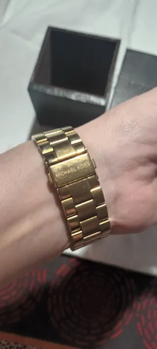 Reloj Michael Kors Mujer Dorado Azul