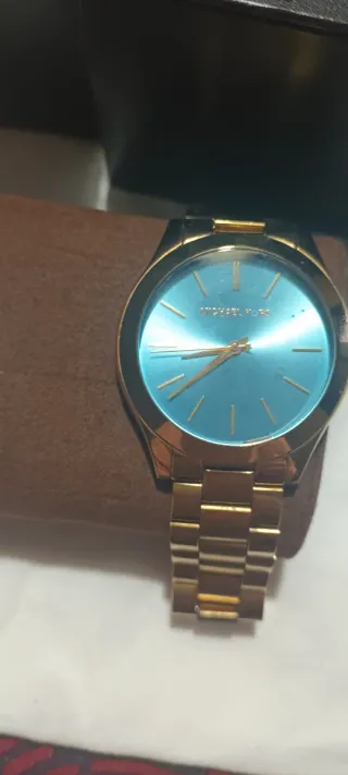 Reloj Michael Kors Mujer Dorado Azul