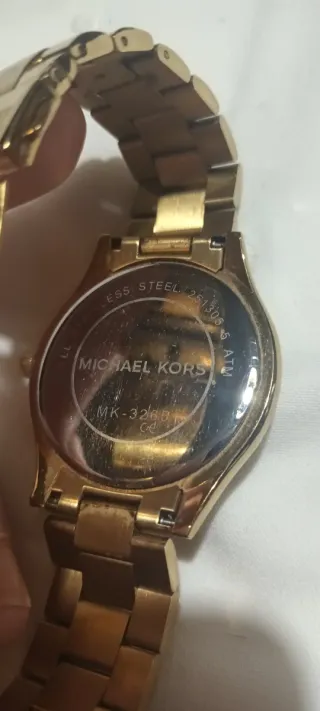 Reloj Michael Kors Mujer Dorado Azul