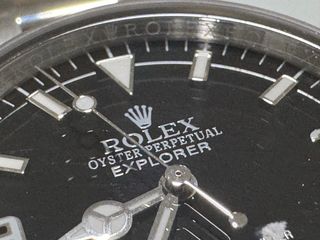Rolex Explorer Negro Acero Inoxidable Caja 36