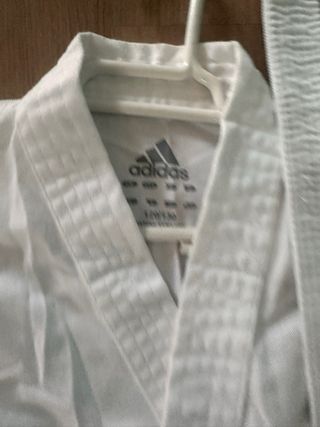 Kimono Adidas Infantil Blanco Talla 120-130cm