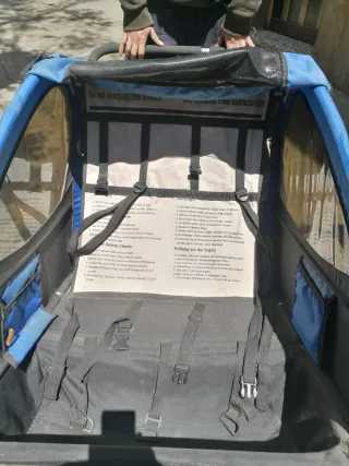 Carro/Remolque de bicicleta para niños/mascotes.