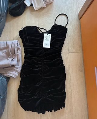 Vestido Zara Negro Talla S
