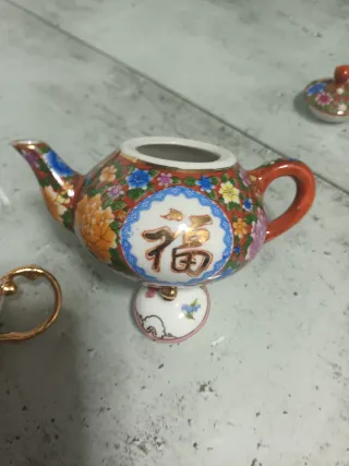 Mini teiere in porcellana decorate