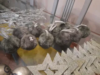 Decoración ramas plateadas árbol Navidad,bolas,etc