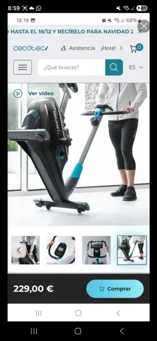 Bicicleta Estática Drumfit 9000 Talos.