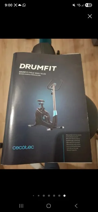 Bicicleta Estática Drumfit 9000 Talos.
