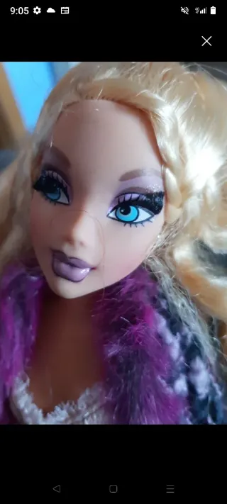 Barbie My Scene Pestañas Reales