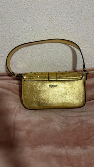 Bolso Pepe Jeans Dorado Tachuelas