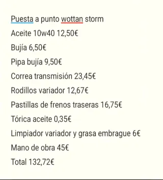 Wottan Storm 125 Scooter