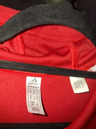 Sudadera Adidas Roja Talla S