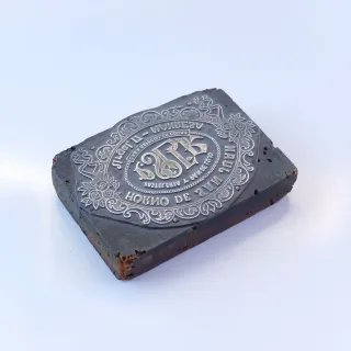 Cliché de imprenta antiguo