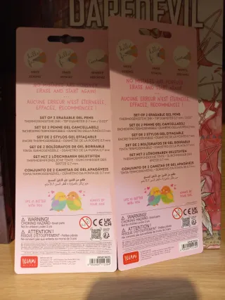 2 Set di Penne Cancellabili Legami