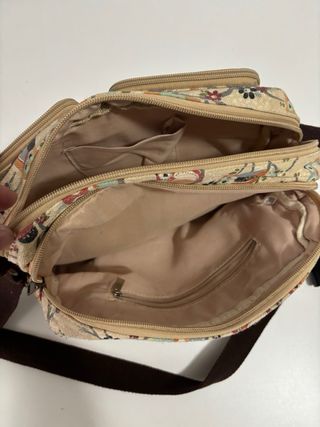 Bolso bandolera mujer estampado búhos