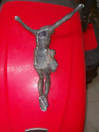 Cristo antiguo bronce 40cm