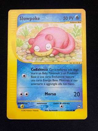 Slowpoke 108/147 Aquapolis Pokemon TCG - Ita
