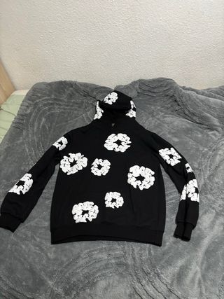 Sudadera Denim Tears Negra Estampada