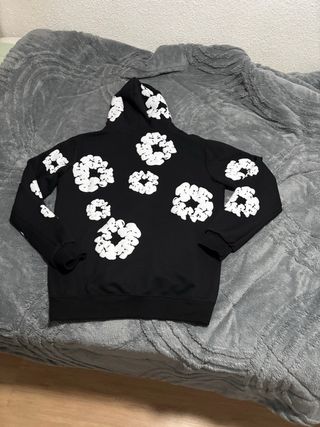 Sudadera Denim Tears Negra Estampada