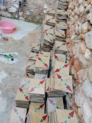 Baldosas rústicas de cerámica