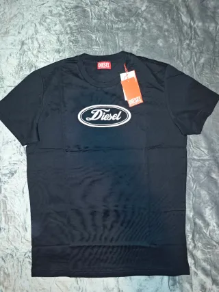 Camiseta Diesel Negra Talla XL Nueva
