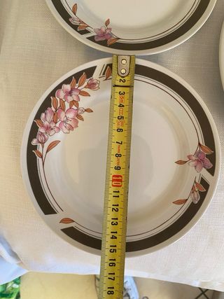 Set torta ceramica floreale