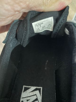 Zapatillas Vans Negras Talla 38