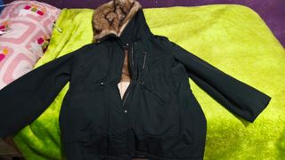 Abrigo Mango Mujer Forro Pelo