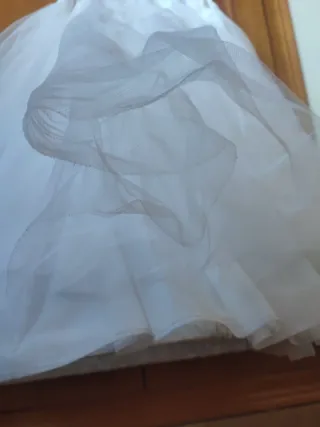 Cancán niña blanco