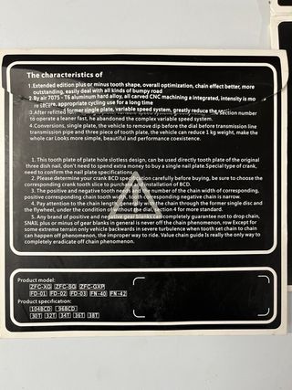 Platos BTT Dorados EKFan 32-34-36 dientes